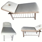 Load image into Gallery viewer, Adjustable Therapy Spa Treatment Salon Stationary Metal Cosmetic Eyelash Beauty Massage Table Facial Bed
