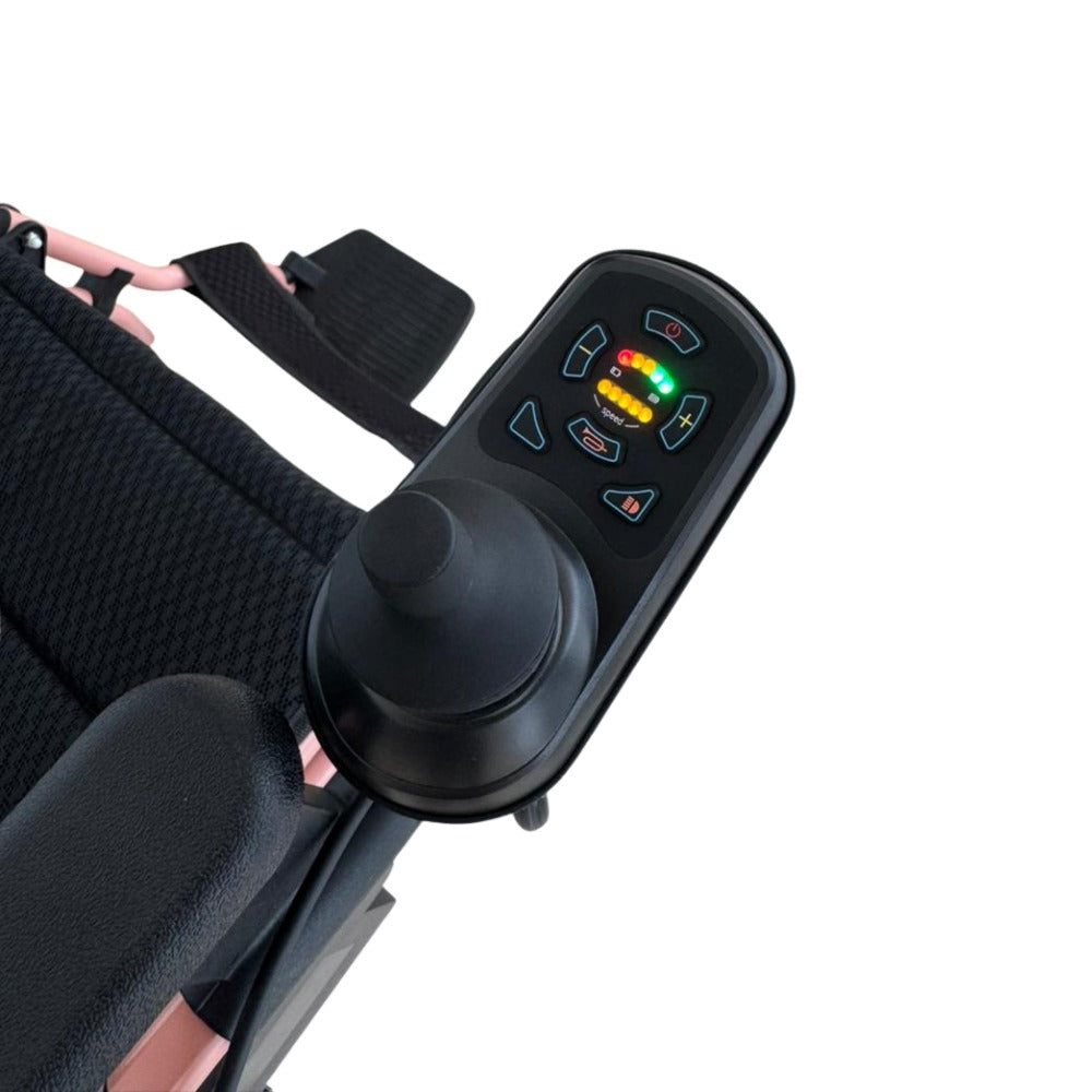 ENJOYCARE EPW63-NEW: 21kg Lightweight Folding Electric Wheelchair, 15km Range - coolbabymalls