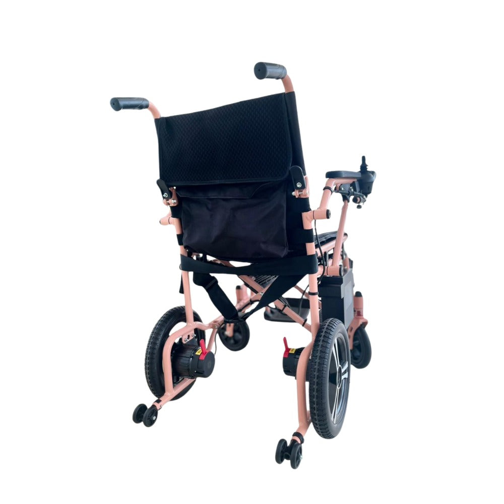 ENJOYCARE EPW63-NEW: 21kg Lightweight Folding Electric Wheelchair, 15km Range - coolbabymalls