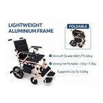 Load image into Gallery viewer, ENJOYCARE EPW63-NEW: 21kg Lightweight Folding Electric Wheelchair, 15km Range - coolbabymalls