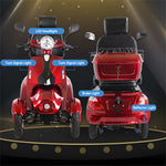 Load image into Gallery viewer, COOLBABY 4-Wheel Electric Mobility Scooter For Elders Model: AFD-4L - coolbabymalls
