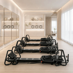 Load image into Gallery viewer, Black Aluminum Pilates Reformer Machine for Fitness Clubs Studio Use and Home Training - coolbabymalls
