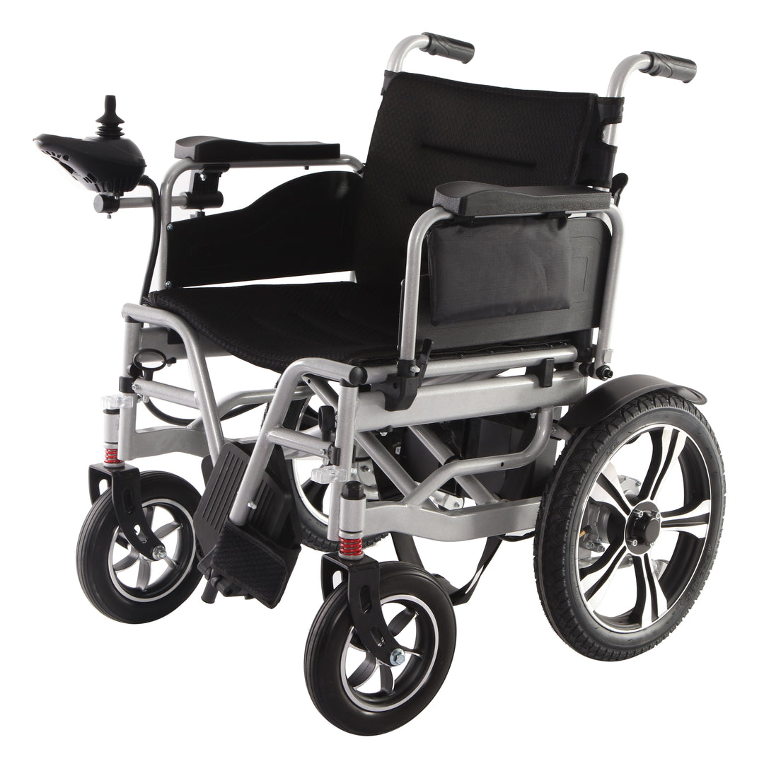 ENJOYCARE EPW67: Foldable Electric Wheelchair, 120kg Capacity, 520mm Seat - coolbabymalls