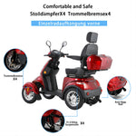 Load image into Gallery viewer, COOLBABY 4-Wheel Electric Mobility Scooter For Elders Model: XL-4L(EU) - coolbabymalls
