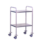 Load image into Gallery viewer, 2 Shelves Dressing Trolley/Instruments Trolley Stainless Steel 60057 - coolbabymalls
