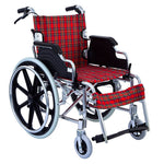 Load image into Gallery viewer, Wolaid Wheelchair with Unfolded Manual Wheelchair, Blue. - coolbabymalls
