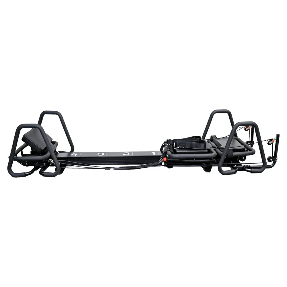 Black Aluminum Pilates Reformer Machine for Fitness Clubs Studio Use and Home Training - coolbabymalls