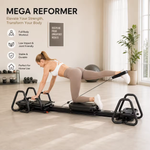 Load image into Gallery viewer, Black Aluminum Pilates Reformer Machine for Fitness Clubs Studio Use and Home Training - coolbabymalls