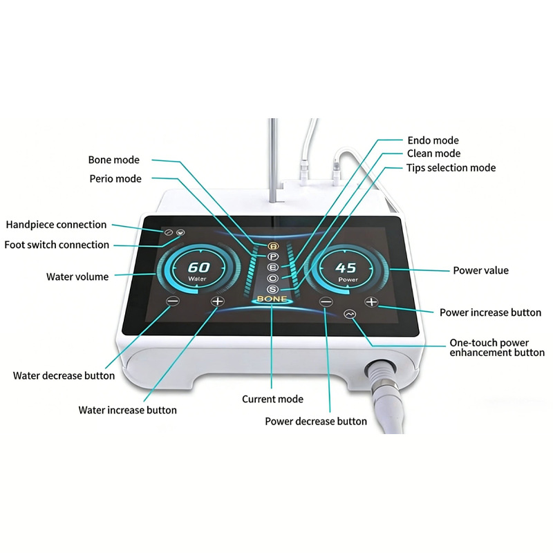 Piezo Bone Surgery Dental Ultrasurgery with 7-inch Touch Screen and LED Handpiece - coolbabymalls