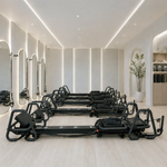 Load image into Gallery viewer, Black Aluminum Pilates Reformer Machine for Fitness Clubs Studio Use and Home Training - coolbabymalls