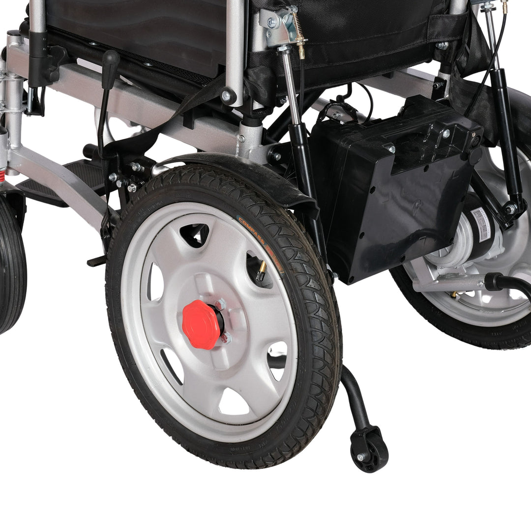 COOLBABY Foldable Electrically Propelled Wheelchair, 250W, Black - coolbabymalls