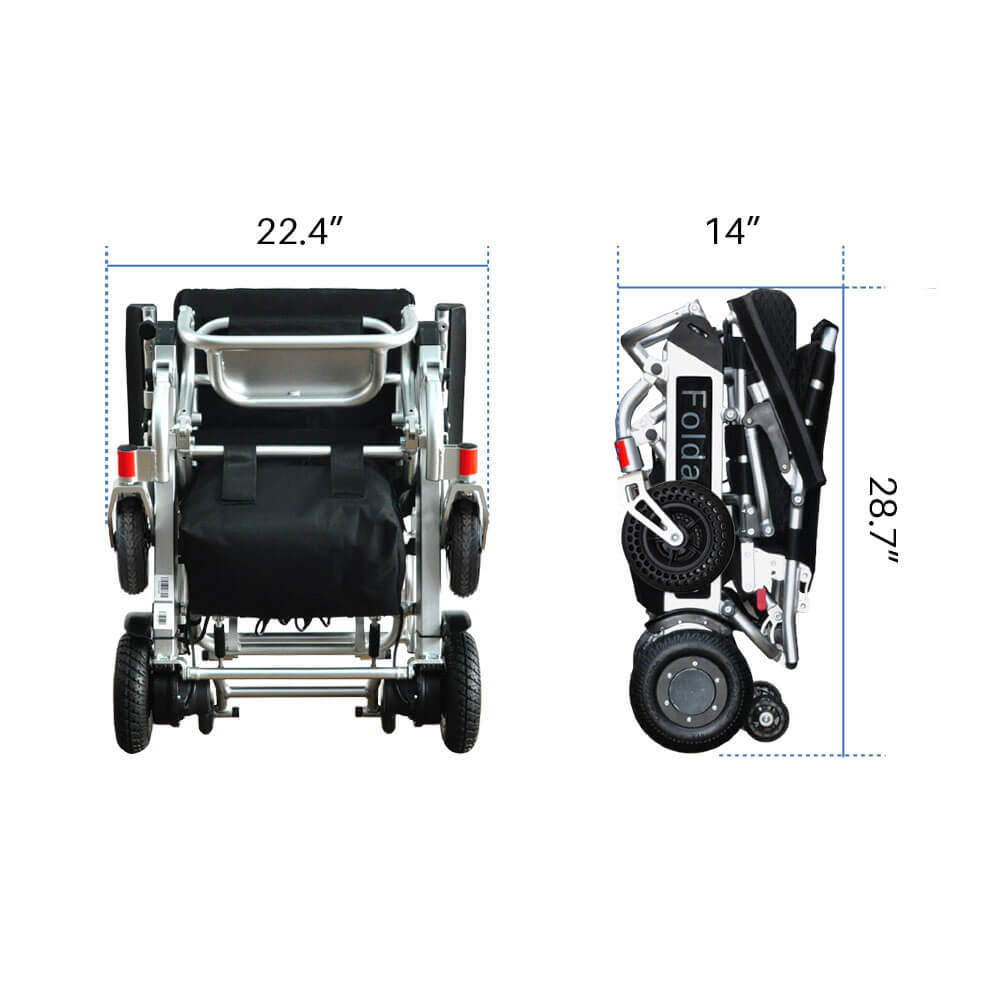 Foldawheel 999UL – Lightest Electric Wheelchair with Long Range