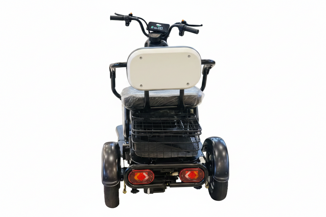 Coolbaby Mall X7 3-Wheel Electric Scooter | 600W Brushless Motor | 48V 20Ah Battery | 3-Seater Mobility Scooter