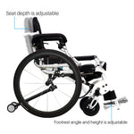 Load image into Gallery viewer, Standing Wheelchair Leo – Lightest User-Controlled Stand-Sit Wheelchair
