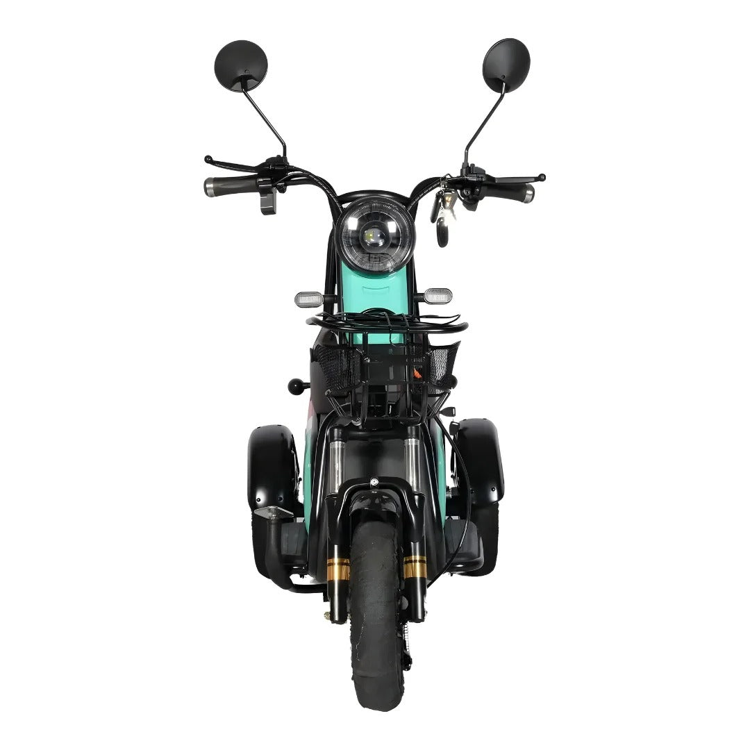 Coolbaby Mall 3-Wheel Electric Mobility Scooter with Basket | 500W Motor | Foldable Handle | 150KG Capacity
