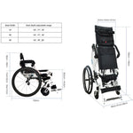 Load image into Gallery viewer, Standing Wheelchair Leo – Lightest User-Controlled Stand-Sit Wheelchair
