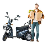Load image into Gallery viewer, Coolbaby Mall 3-Wheel Electric Mobility Scooter with Basket | 500W Motor | Foldable Handle | 150KG Capacity