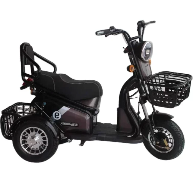 Coolbaby Mall 3-Wheel Electric Mobility Scooter with Basket | 500W Motor | Foldable Handle | 150KG Capacity