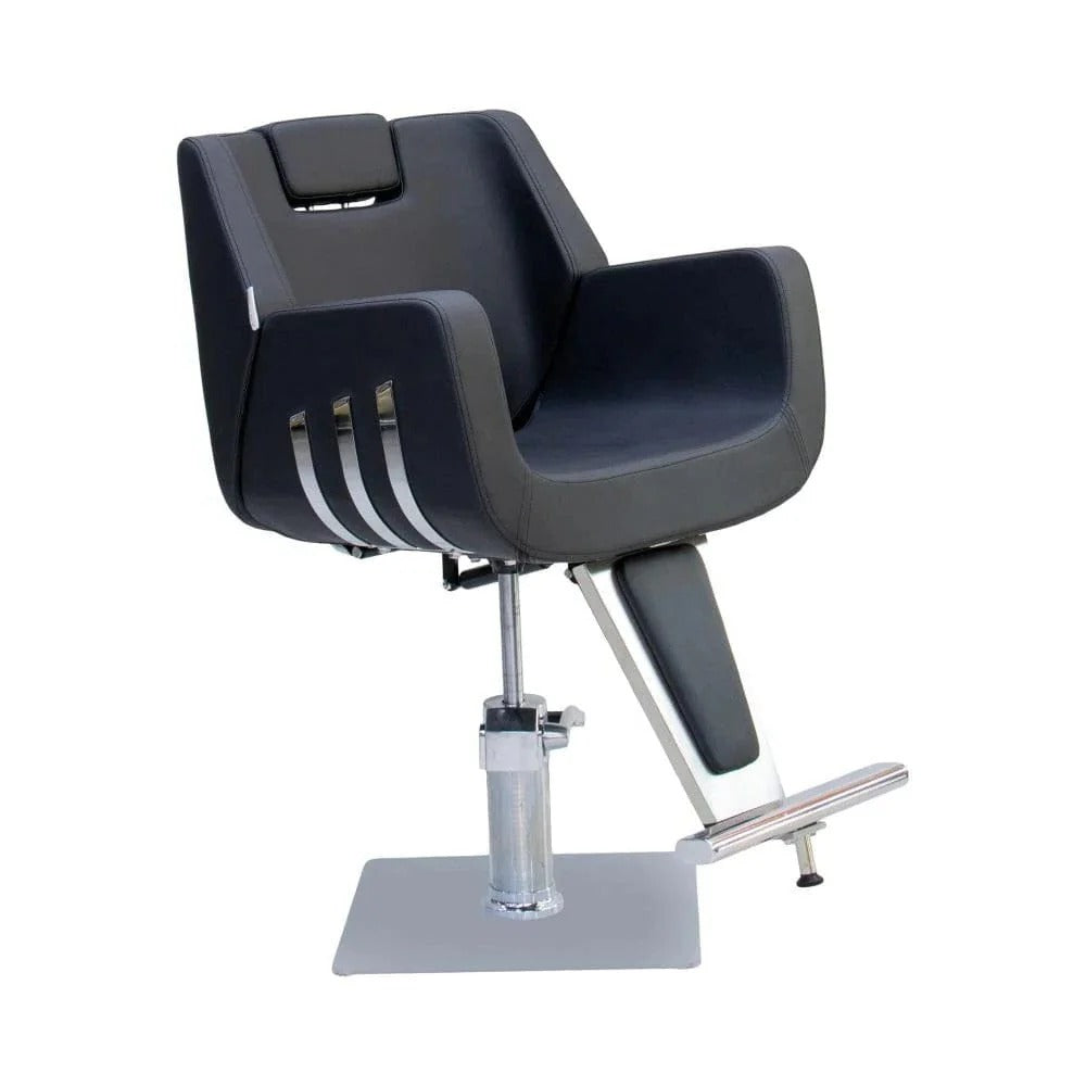 CoolBaby Mall BX-2028B Professional Hydraulic Salon Chair for Women – Black Beauty Styling Chair with Footrest