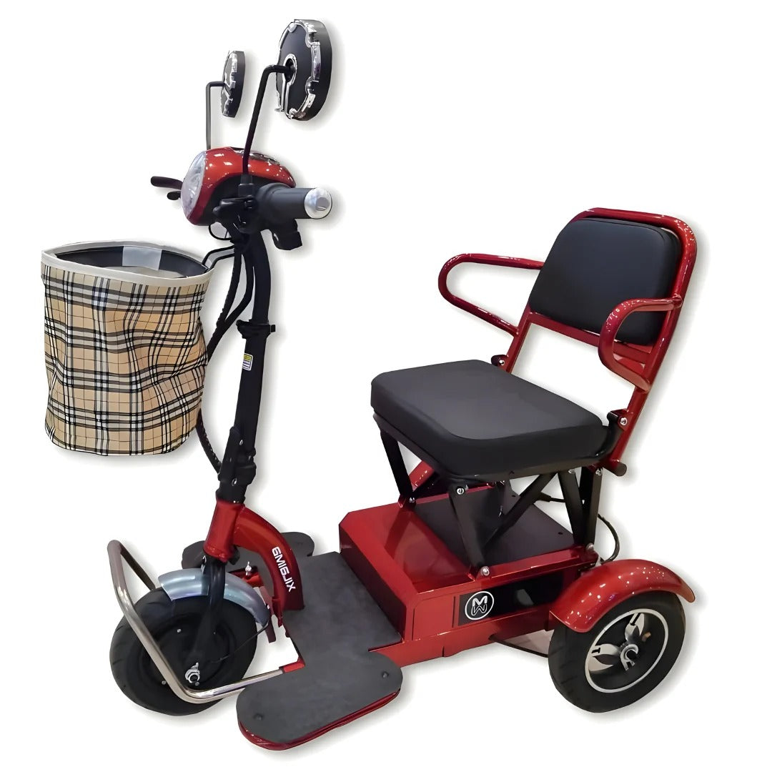 Coolbaby Mall Foldable Electric Mobility Scooter | 48V Lead Acid Battery | Long Range 3-Wheel Electric Chair
