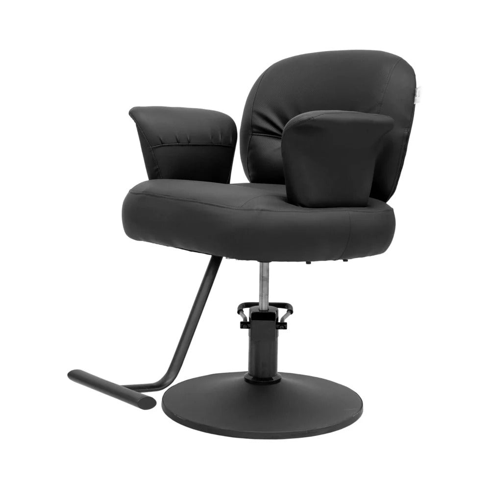 Premium Black Salon Styling Chair – Adjustable Reclining Beauty Parlor & Barber Chair - coolbabymalls