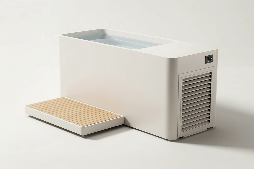 Coolbaby Mall Pro Cold Plunge Tub with 1.5HP Super Chiller | Smart Wi-Fi Ice Bath System (2°C–42°C)