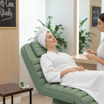 Load image into Gallery viewer, Professional Green Salon Beauty Electric Bed – Adjustable Spa Treatment Bed &amp; Convertible Beauty Chair for Facial, Massage &amp; Salon Use