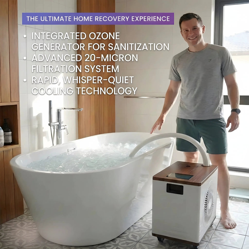 Coolbaby Mall Ice Bath Water Chiller 1HP | Portable Cold Plunge Cooling System for Cold Water Therapy & Recovery
