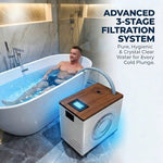 Load image into Gallery viewer, Coolbaby Mall Ice Bath Water Chiller 1HP | Portable Cold Plunge Cooling System for Cold Water Therapy &amp; Recovery