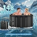 Coolbaby Mall Ice Bath Chiller & Cold Plunge Tub Kit | 1/3 HP Water Chiller with 148-Gallon Insulated Ice Bath for Home Recovery