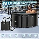Coolbaby Mall Ice Bath Chiller & Cold Plunge Tub Kit | 1/3 HP Water Chiller with 148-Gallon Insulated Ice Bath for Home Recovery