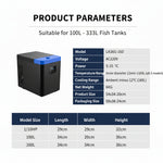 Load image into Gallery viewer, Coolbaby Mall Aquarium Water Chiller &amp; Refrigeration Cooling System | Stainless Steel Fish Tank Cooler for Aquariums &amp; Hydroponics