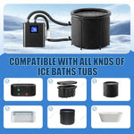 Load image into Gallery viewer, Coolbaby Mall 1/2HP Cold Plunge Water Chiller for Ice Baths | 300L Cooling System with Filter, Dual Pumps &amp; Remote Control - coolbabymalls