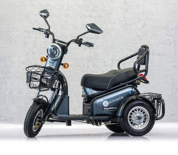 Coolbaby Mall 3-Wheel Electric Mobility Scooter with Basket | 500W Motor | Foldable Handle | 150KG Capacity