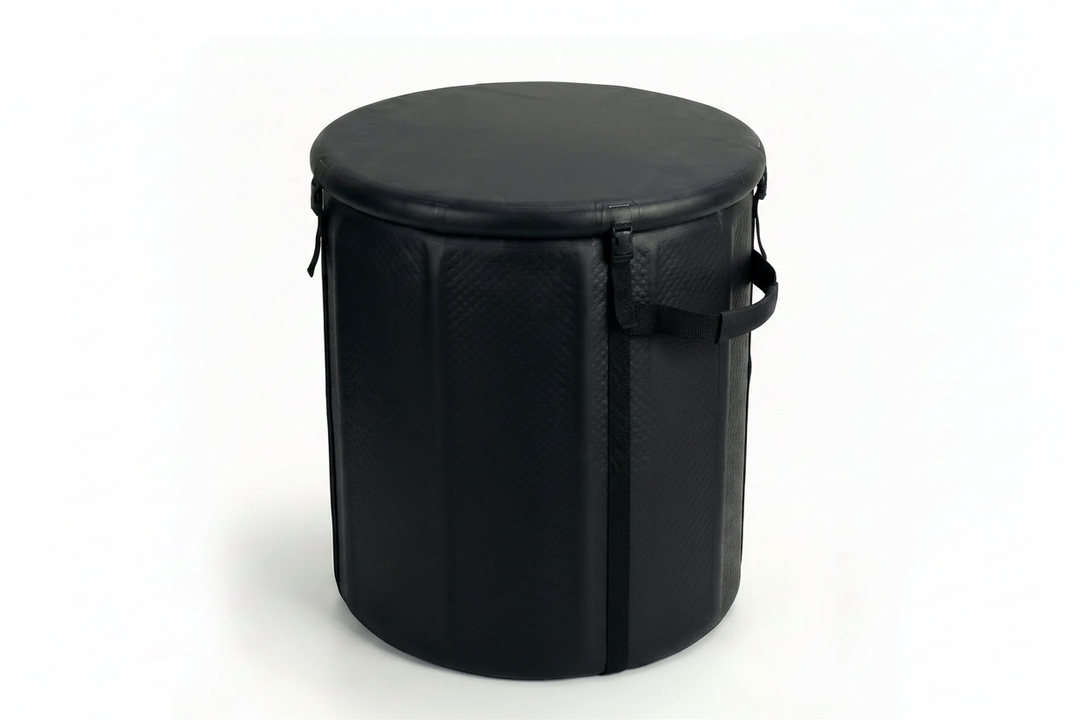 Coolbaby Mall Barrel Plunge Pro with 1HP Super Chiller | WiFi Cold Plunge Ice Bath | 3°C Cooling & 40°C Heating