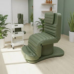 Load image into Gallery viewer, Professional Green Salon Beauty Electric Bed – Adjustable Spa Treatment Bed &amp; Convertible Beauty Chair for Facial, Massage &amp; Salon Use
