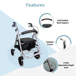 Load image into Gallery viewer, Palmaira Aluminum Rollator Walker - coolbabymalls
