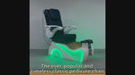 Load and play video in Gallery viewer, Body Massage Manicure European Electric Nail Salon Foot Spa Pedicure Chair Modern Style for Beauty Shop
