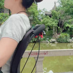 Load and play video in Gallery viewer, Ultra Lightly Folding Manual Travel Wheelchair for Disabled and Elderly with Telescopic Handle Could Carry on the Plane
