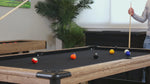 Load and play video in Gallery viewer, 7ft Portable Foldable Pool Billiard Tables With Full Set of Accessories for Kids and Adults