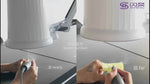 Load and play video in Gallery viewer, Nail Dust Collector Tabletop Nail Dust Cleaner Dimmable LED Light Manicure Dust Extractor Machine Clamp Mount