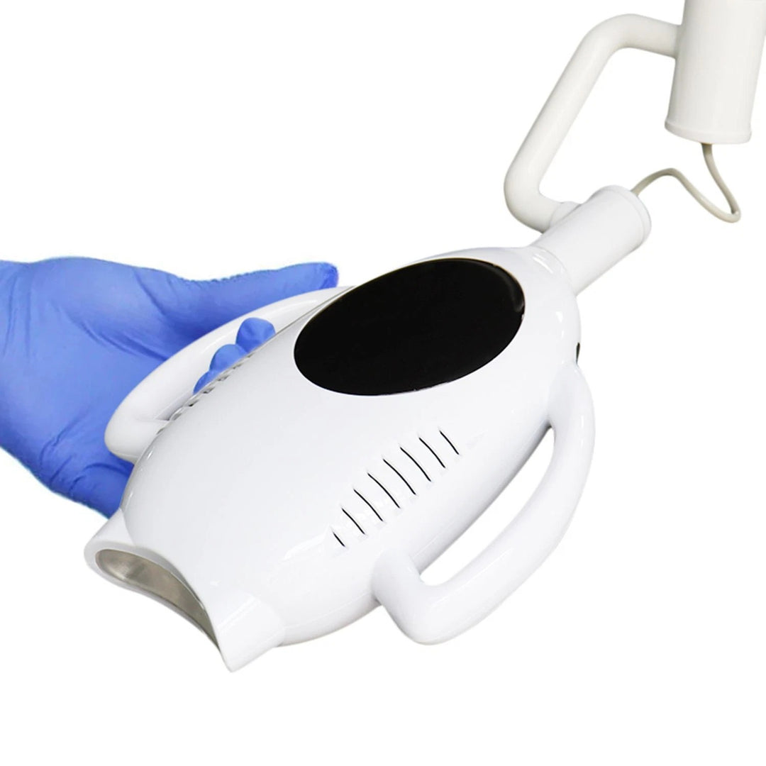 60W Dental Touch Display Screen Teeth Whitening Machine 3 Colors Moveable Bleaching Lamp Floor Standing Wheels - coolbabymalls