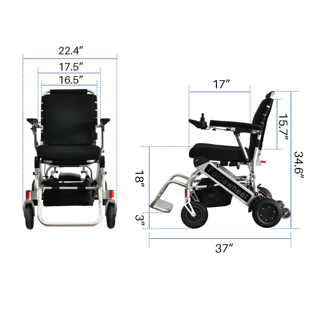 Foldawheel 999UL – Lightest Electric Wheelchair with Long Range
