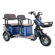 COOLBABY V8NYC 3 Wheel Adult Powered Mobility Scooter Electric Tricycle Motorcycle 2-Passenger And Cargo Dual-use Scooter for Elder - coolbabymalls