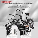 Load image into Gallery viewer, COOLBABY LYSTC01 Wheelchair One-touch Folding Easy to Carry with Tricycle Riding with Save Manpower Folding Handrail Wheelchairs Adult Tricycle Trike - coolbabymalls
