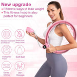 Load image into Gallery viewer, COOLBABY Smart Weighted Hula Ring Hoops,Fitness Hoop with Ball,Silent Hoola Hoop with 18 Adjustable Links - COOL BABY
