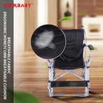 Load image into Gallery viewer, COOLBABY QBLY02: Foldable Lightweight Wheelchair for Elderly and Disabled with Handbrakes - Enhanced Mobility! - coolbabymalls
