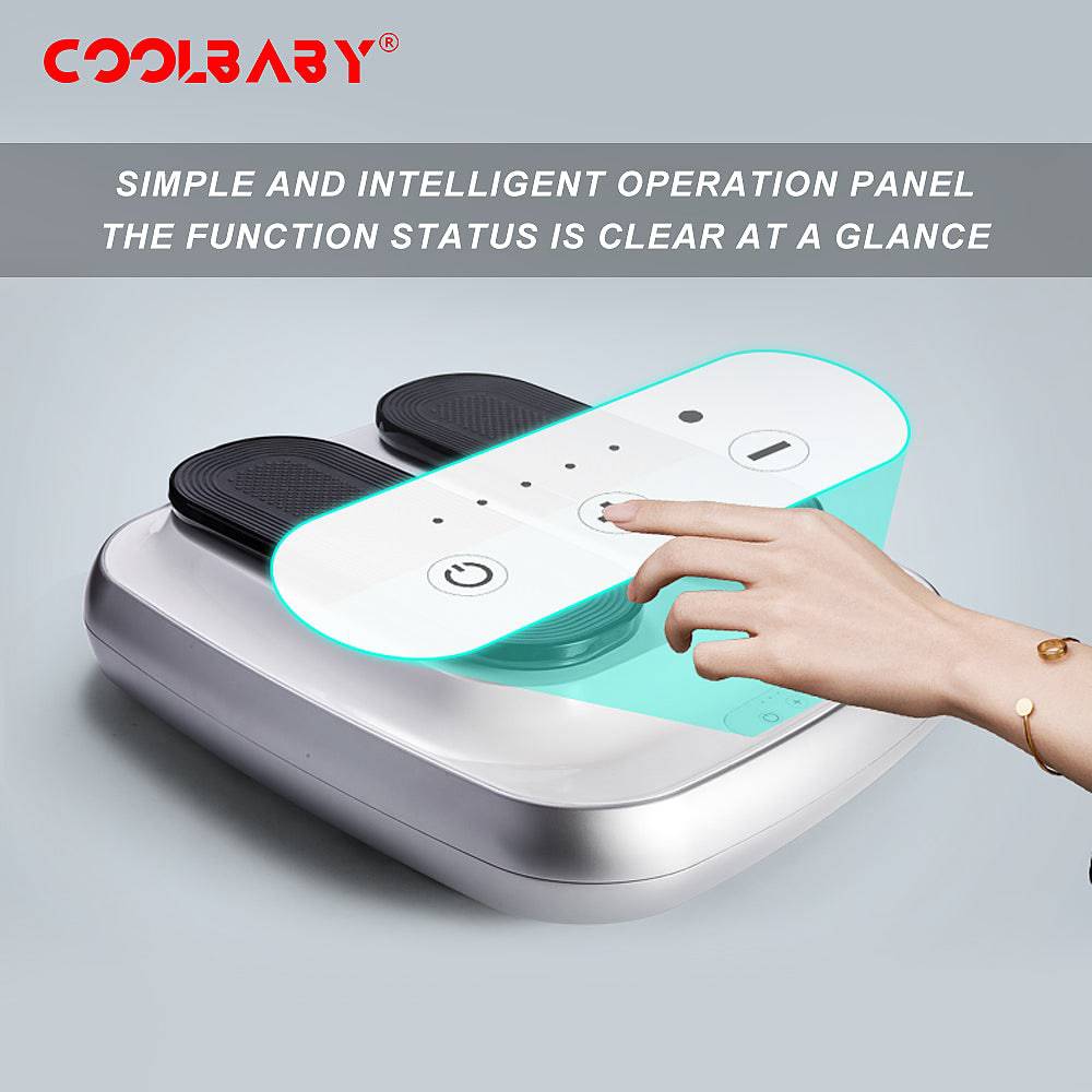 COOLBABY Intelligent Leg Massager Step Machine for Rehabilitation and Rhythm Vibration Aerobic Training - COOL BABY