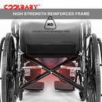 Load image into Gallery viewer, COOLBABY SSZ-LY01: Hydraulic Mobile Toilet Wheelchair with Adjustable Full Lying, Folding Design - coolbabymalls
