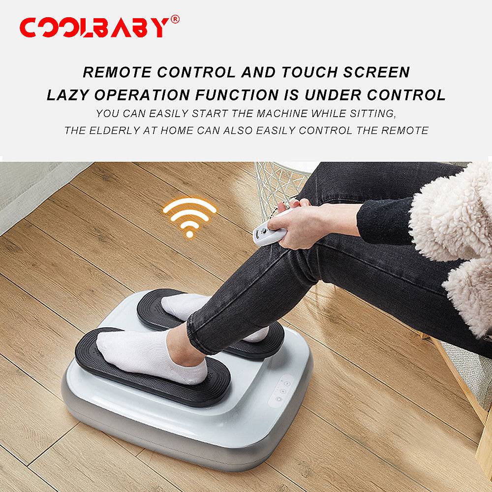 COOLBABY Intelligent Leg Massager Step Machine for Rehabilitation and Rhythm Vibration Aerobic Training - COOL BABY